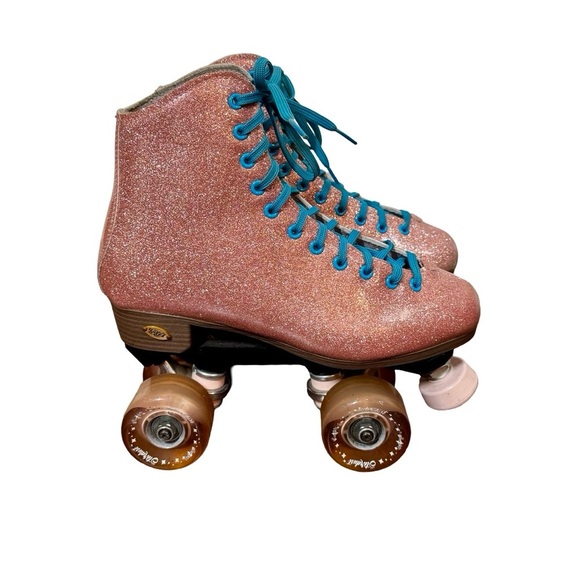 Sure-Grip Stardust Pink Glitter Roller Skates - Picture 4 of 12